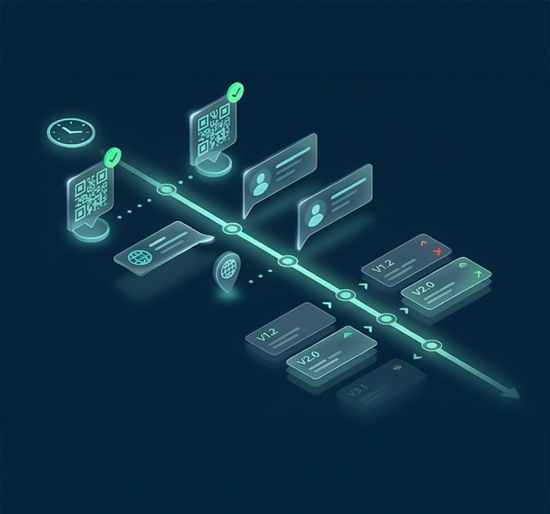 Track actions fast, without clutter.